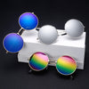 NEW Fashion Round Metal Frame Sunglasses Men Women Retro Classic Prince Mirror Circle Round Sunglasses Muti-Colors Optional