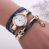 New Duoya Fashion Women Bracelet Watch Gold Quartz Gift Watch Wristwatch Women Dress Leather Casual Bracelet Watches