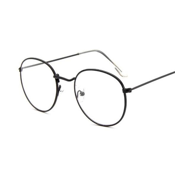 Fashion Retro Women Glasses Frame Eyeglasses Frame Vintage Round Clear Lens Transparent Sun Glasses Frame Women