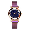 Luxury Rose Gold Women Watches Fashion Diamond Ladies Starry Sky Magnet Watch Waterproof Female Wristwatch For Gift Clock 2019