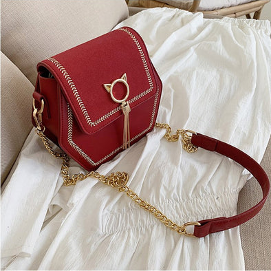 Longlight Woman Fashionable Shoulderbag Pu / Frosted Polyester Luxury Leather Brand Handbag Crossbody Bags For Women 2020