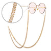 Fashion Chic Womens Gold Silver Eyeglass Chains Sunglasses Reading Beaded Glasses Chain Eyewears Cord Holder neck strap Rope D40