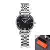 Dropshipping Rose Gold Stainless Steel Bracelet Watch Women Fashion Womens Quartz Watches Hip Hop Diamonds Ladies Clock Female