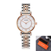 Dropshipping Rose Gold Stainless Steel Bracelet Watch Women Fashion Womens Quartz Watches Hip Hop Diamonds Ladies Clock Female