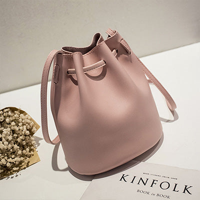 Vintage Tassel Crossbody Bucket Bag Luxury Woman Bag Female Shoulder Handbags  Drawstring Messenger Crossbody Bags Sac Main