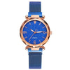 Rose Gold Women Watch 2019 Top Brand Luxury Magnetic Starry Sky Lady Wrist Watch Mesh Female Clock For Dropship relogio feminino