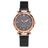 Rose Gold Women Watch 2019 Top Brand Luxury Magnetic Starry Sky Lady Wrist Watch Mesh Female Clock For Dropship relogio feminino