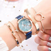 2019 New brand Starry Sky Women Watch Fashion Elegant Magnet Buckle Vibrato Purple Gold Ladies Wristwatch Luxury Women Watches