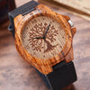 Creative Life Tree Imitation Wood Watch Men Women Quartz Imitate Wooden Watch Soft Leather Band Wristwatch Male Reloj montre uhr