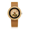 Creative Life Tree Imitation Wood Watch Men Women Quartz Imitate Wooden Watch Soft Leather Band Wristwatch Male Reloj montre uhr