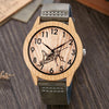 Creative Life Tree Imitation Wood Watch Men Women Quartz Imitate Wooden Watch Soft Leather Band Wristwatch Male Reloj montre uhr