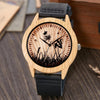 Creative Life Tree Imitation Wood Watch Men Women Quartz Imitate Wooden Watch Soft Leather Band Wristwatch Male Reloj montre uhr