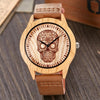 Creative Life Tree Imitation Wood Watch Men Women Quartz Imitate Wooden Watch Soft Leather Band Wristwatch Male Reloj montre uhr