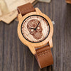 Creative Life Tree Imitation Wood Watch Men Women Quartz Imitate Wooden Watch Soft Leather Band Wristwatch Male Reloj montre uhr