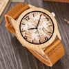 Creative Life Tree Imitation Wood Watch Men Women Quartz Imitate Wooden Watch Soft Leather Band Wristwatch Male Reloj montre uhr