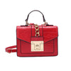 Hand Bags for Women 2020 Luxury Small Crossbody Bag Fashion Chain Rivet Handbags High Quality Pu Leather Ladies Shoulder Bag Red