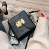 Mini Stone Pattern PU Leather Crossbody Bags For Women 2020 Lock Designer Shoulder Messenger Bag Female Travel Handbags