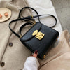 Mini Stone Pattern PU Leather Crossbody Bags For Women 2020 Lock Designer Shoulder Messenger Bag Female Travel Handbags